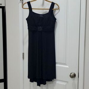 Enfocus Studio High Waist Black Maxi Dress, Size 8